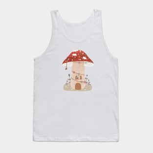 Mushroom house Tank Top